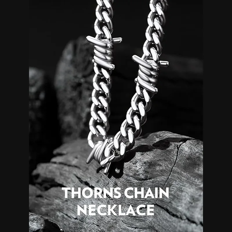 Уникальное модное ожерелье для мужчин в стиле панк
